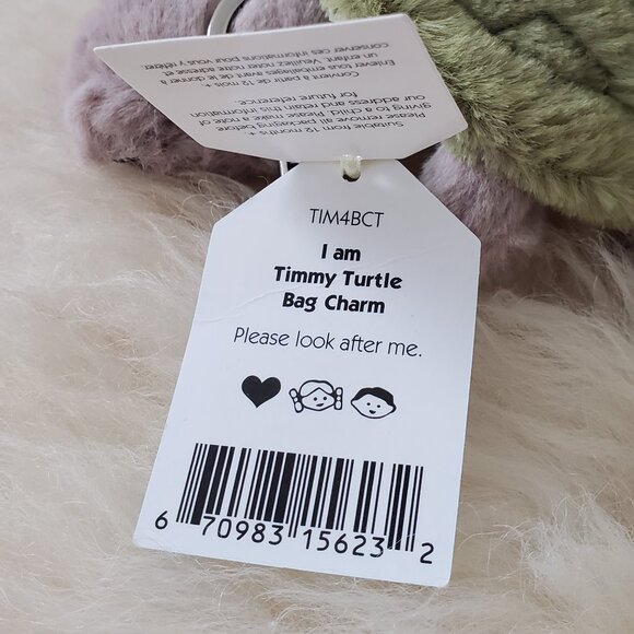 Jellycat Amuseables Timmy Turtle Bag Charm - Picture 6 of 7